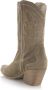 PS Poelman LOLA Dames Western Enkel Laarzen Beige bruin - Thumbnail 4