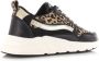 POELMAN zwarte sneakers animalprint Zwart Synthetisch Lage sneakers Dames - Thumbnail 7