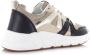 POELMAN zwarte beige sneakers van mesh Zwart Mesh Lage sneakers Dames - Thumbnail 13