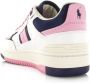 Polo Ralph Lauren Masters Sport | white navy pink Wit Leer Lage sneakers Dames - Thumbnail 4