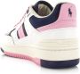Polo Ralph Lauren Masters Sport | white navy pink Wit Leer Lage sneakers - Thumbnail 4