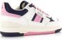 Polo Ralph Lauren Masters Sport | white navy pink Wit Leer Lage sneakers - Thumbnail 5