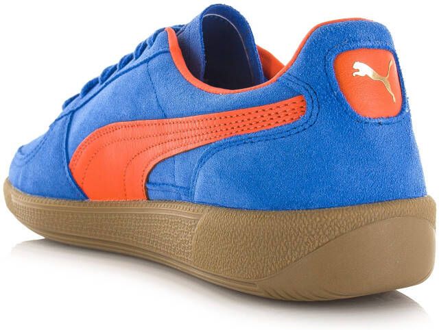 Puma Palermo | blauwe suède sneakers Blauw Suede Lage sneakers Unisex