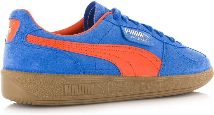 Puma Palermo | blauwe suède sneakers Blauw Suede Lage sneakers Unisex