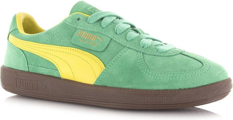 Puma Palermo Jade Frost-Fresh Pear-Gum Groen Suede Lage sneakers Unisex