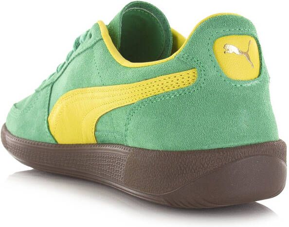 Puma Palermo Jade Frost-Fresh Pear-Gum Groen Suede Lage sneakers Unisex