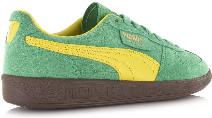 Puma Palermo Jade Frost-Fresh Pear-Gum Groen Suede Lage sneakers Unisex