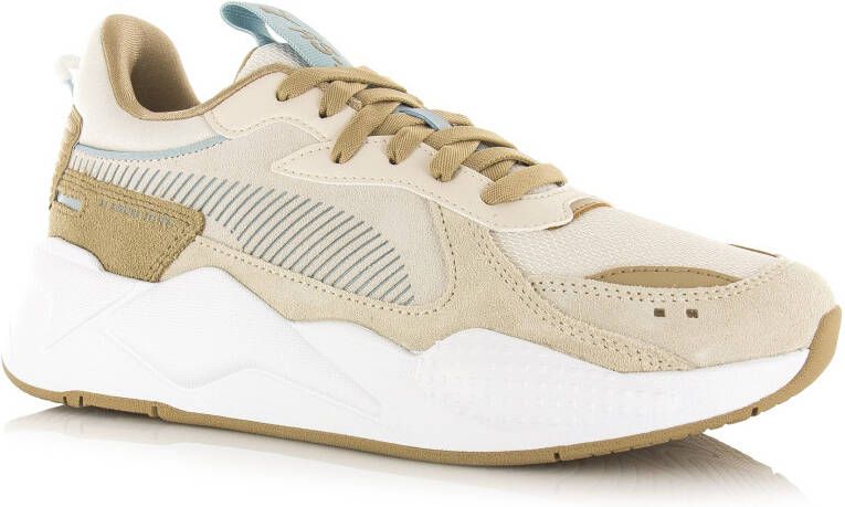 Puma RS-X Reinvent Wns | Prairie Tan White Wit Leer Lage sneakers Dames