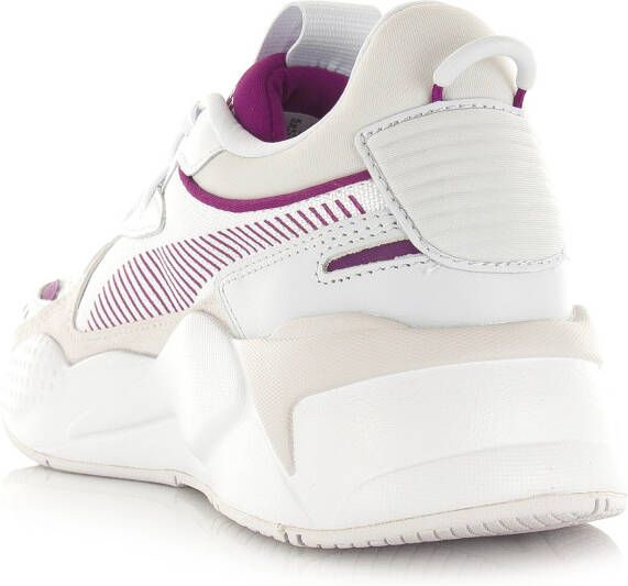 Puma RS-X Reinvention White-Magenta Wit Mesh Lage sneakers Dames