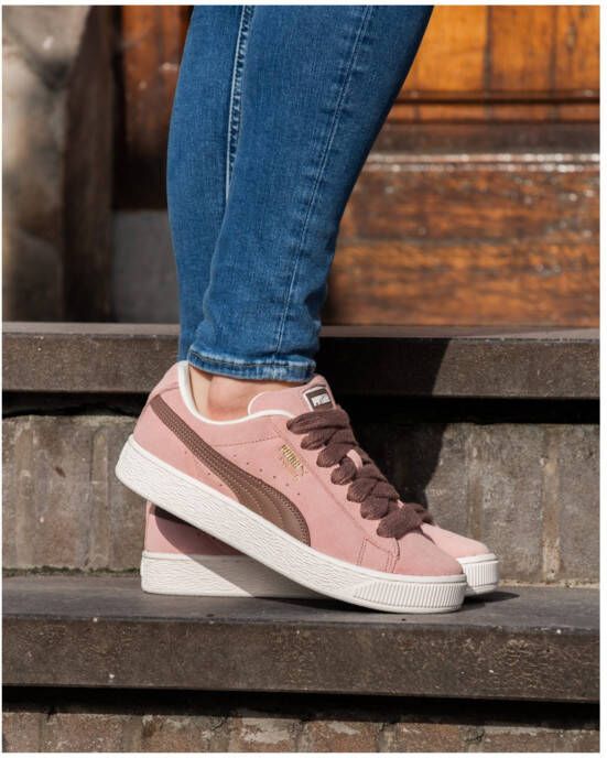 Puma Suede XL future pink warm white Roze Suede Lage sneakers Dames