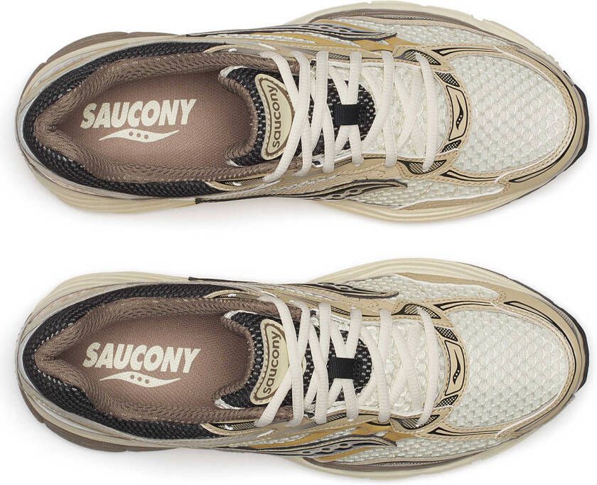 Saucony Progrid omni 9 gold Beige Nylon Lage sneakers Unisex