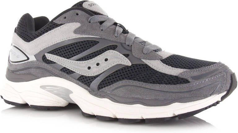 Saucony Progrid Omni 9 | grey black Grijs Suede Lage sneakers Unisex