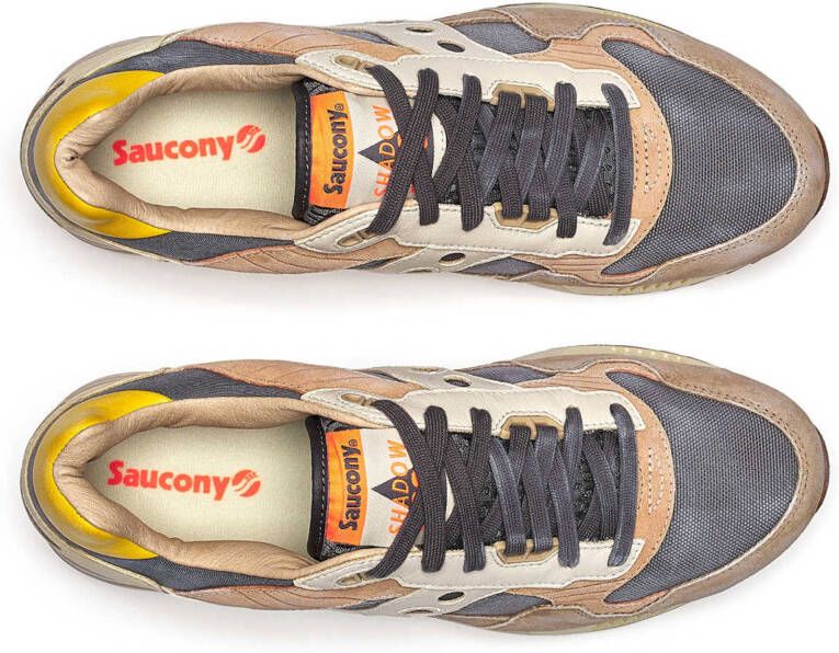 Saucony Shadow 5000 | Dark Grey Sand Grijs Suede Lage sneakers Unisex