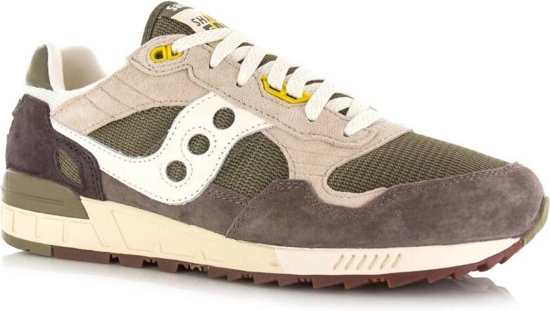 Saucony Shadow 5000 green off white Groen Suede Lage sneakers Unisex