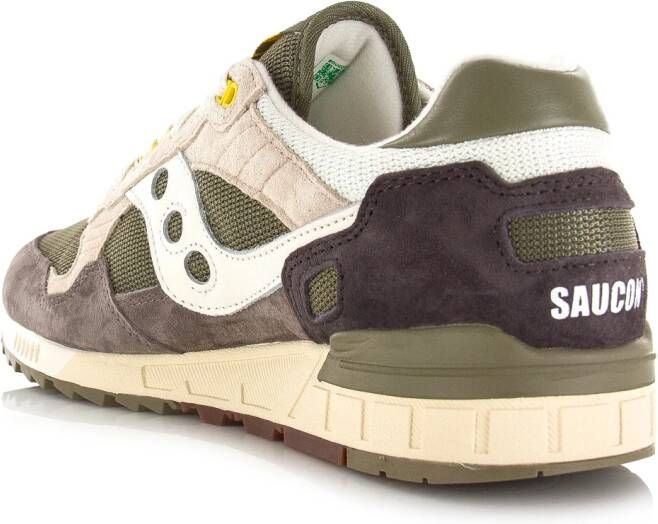 Saucony Shadow 5000 green off white Groen Suede Lage sneakers Unisex