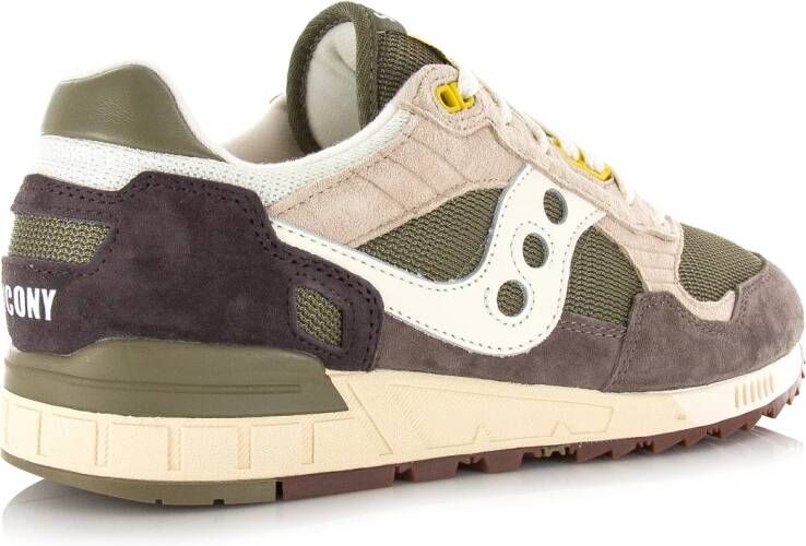 Saucony Shadow 5000 green off white Groen Suede Lage sneakers Unisex