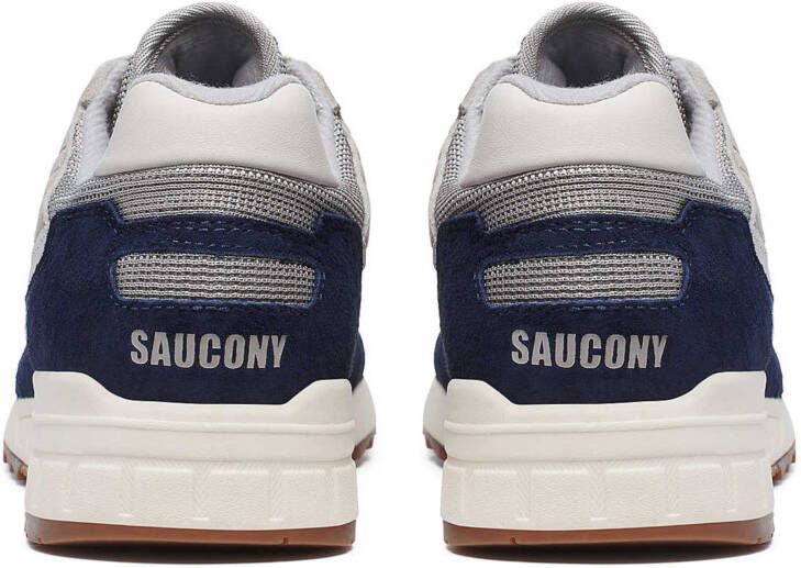 Saucony Shadow 5000 Shadow Navy Blauw Mesh Lage sneakers Unisex