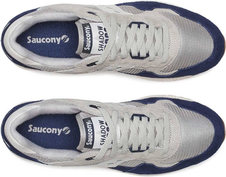 Saucony Shadow 5000 Shadow Navy Blauw Mesh Lage sneakers Unisex