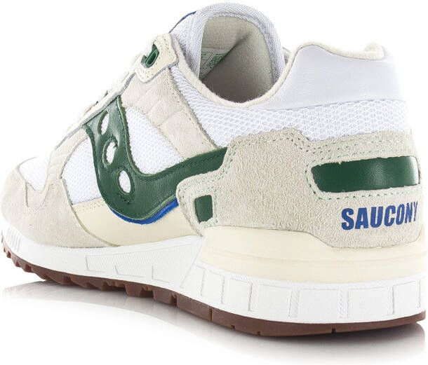 Saucony Shadow 5000 white green Wit Suede Lage sneakers Unisex