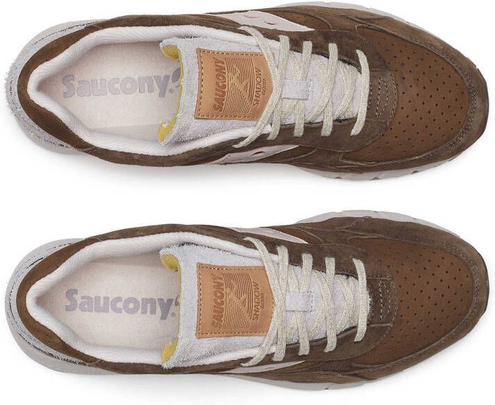 Saucony Shadow 6000 | Brown Moon Bruin Leer Lage sneakers Unisex