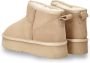 Shoecolate Classic ultra faux fur boot Beige Suede Bont Dames - Thumbnail 2