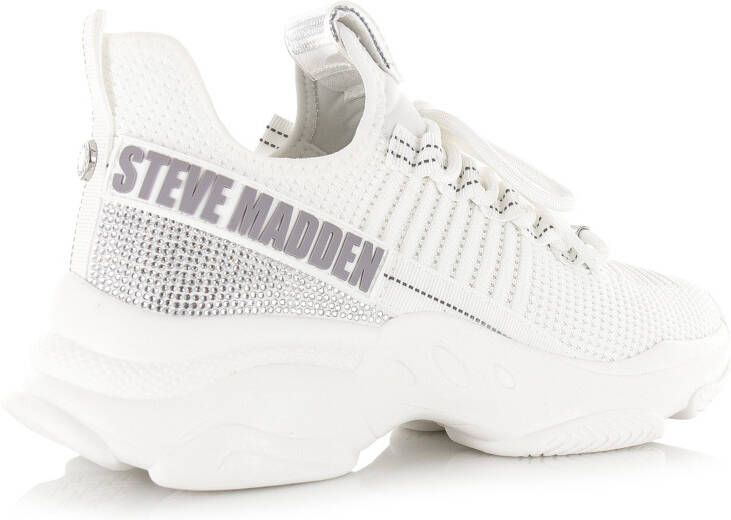 STEVE MADDEN Maxilla-R E sneaker white Wit Textiel Lage sneakers Dames