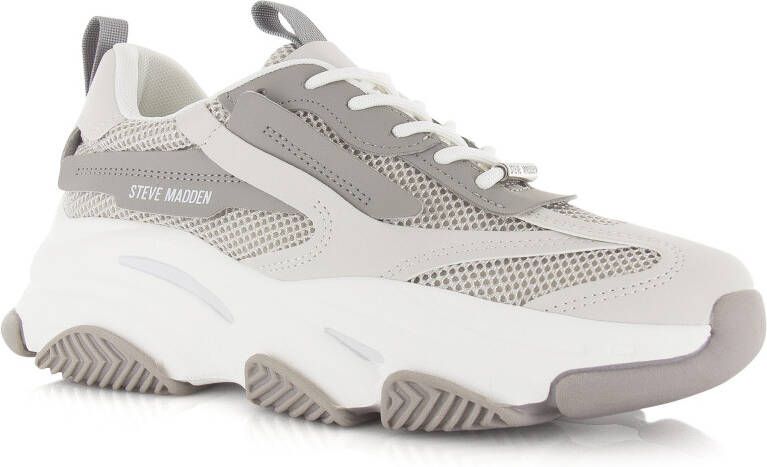 STEVE MADDEN Possession-E grey grey Grijs Textiel Lage sneakers Dames