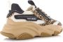 STEVE MADDEN PossessionL-E Leopard Beige Mesh Lage sneakers Dames - Thumbnail 16