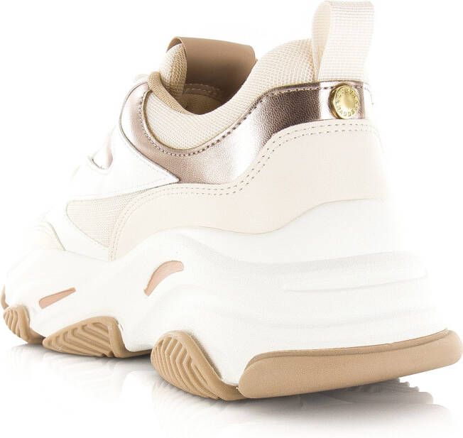 STEVE MADDEN Progressive | cream rose Beige Mesh Lage sneakers Dames