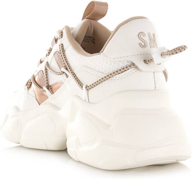 STEVE MADDEN Spectator cream rose gold Beige Synthetisch Lage sneakers Dames