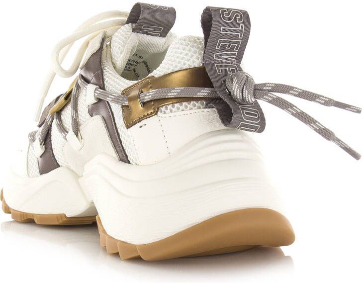 STEVE MADDEN Tazmania | pewter gold Beige Synthetisch Lage sneakers Dames