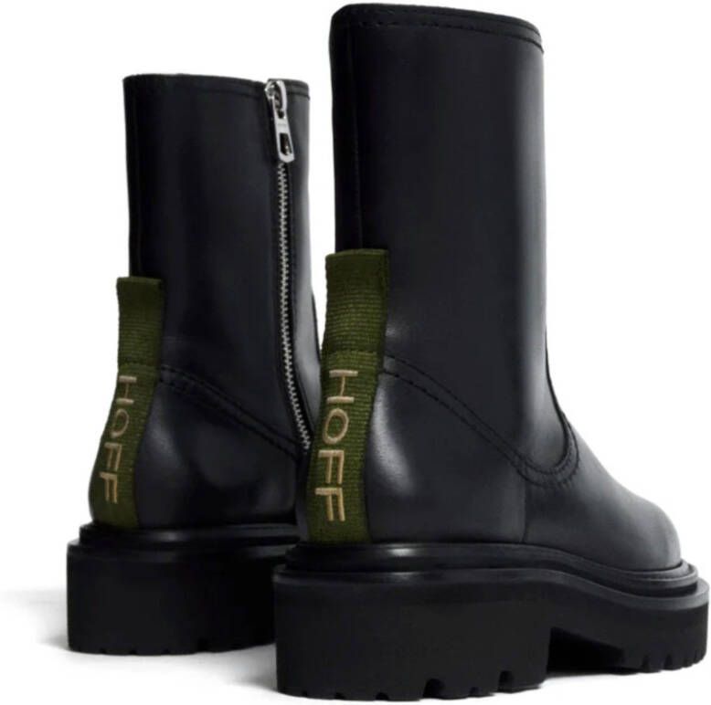 The HOFF Brand HOFF Bota Office zwarte boots Zwart Leer Enkelboots Dames