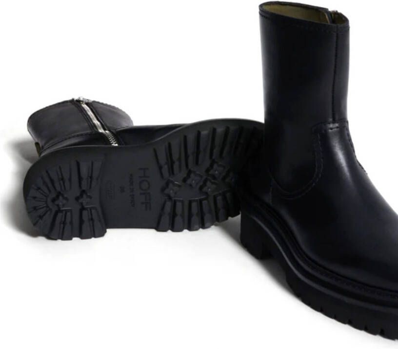 The HOFF Brand HOFF Bota Office zwarte boots Zwart Leer Enkelboots Dames