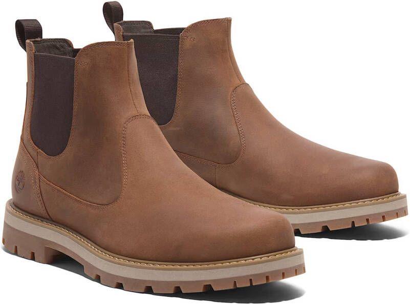 Timberland Britton road chelsea boot Bruin Leer Chelsea boots Heren