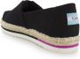 TOMS Alpargata platform rope Zwart Canvas Espadrilles Dames - Thumbnail 7