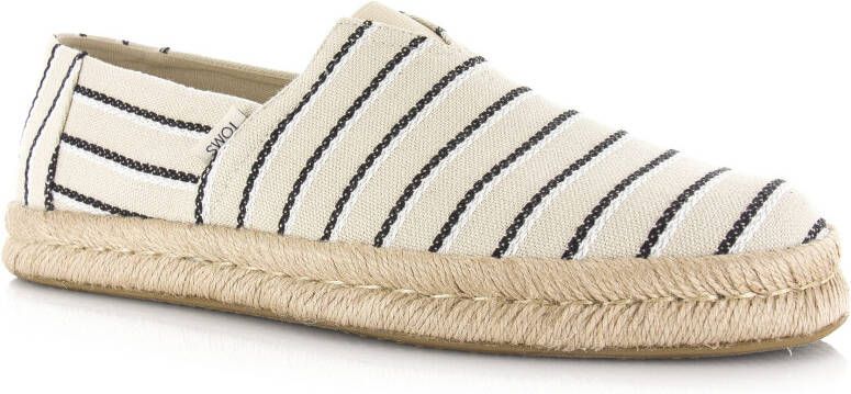 TOMS Alpargata Rope 2.0 | Fog Woven St Beige Textiel Espadrilles Unisex