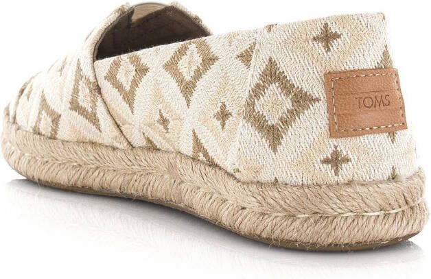 TOMS Alpargata Rope 2.0 | Geo Naturel Beige Textiel Espadrilles Dames