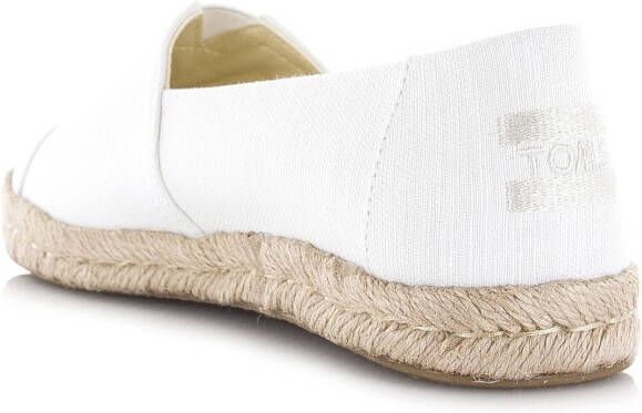 TOMS Alpargata Rope 2.0 | White Wit Katoen Espadrilles Dames