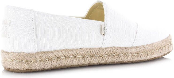 TOMS Alpargata Rope 2.0 | White Wit Katoen Espadrilles Dames