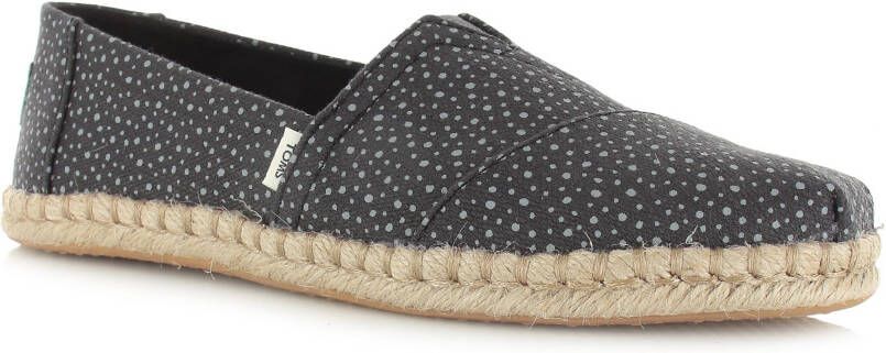 TOMS Alpargata rope Zwart Textiel Espadrilles Dames