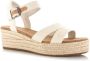 TOMS Audrey naturel | linnen sleehak sandalen Beige Textiel Sandalen met hak Dames - Thumbnail 10