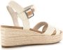 TOMS Audrey naturel | linnen sleehak sandalen Beige Textiel Sandalen met hak Dames - Thumbnail 12