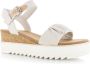 TOMS Diana Gebroken wit Textiel Plateau sandalen Dames - Thumbnail 2