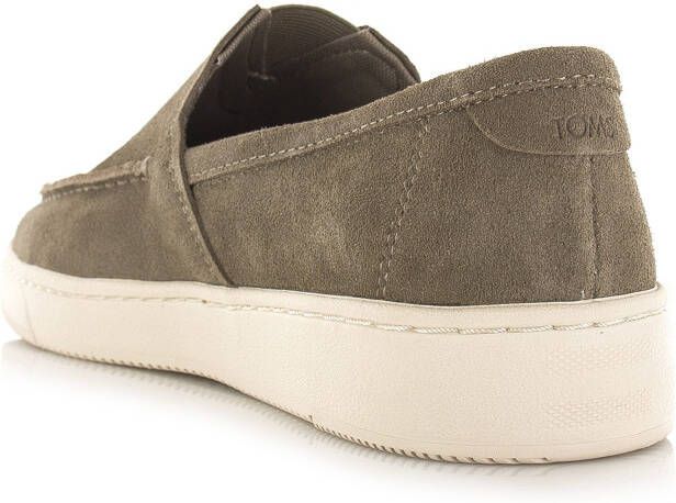 TOMS TRVL Lite brede loafers van suède Taupe Suede Loafers Heren