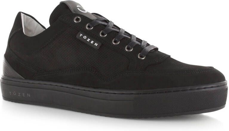 TOZEN Katashi 2 Zwart Nubuck Lage sneakers Heren