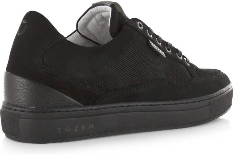 TOZEN Katashi 2 Zwart Nubuck Lage sneakers Heren