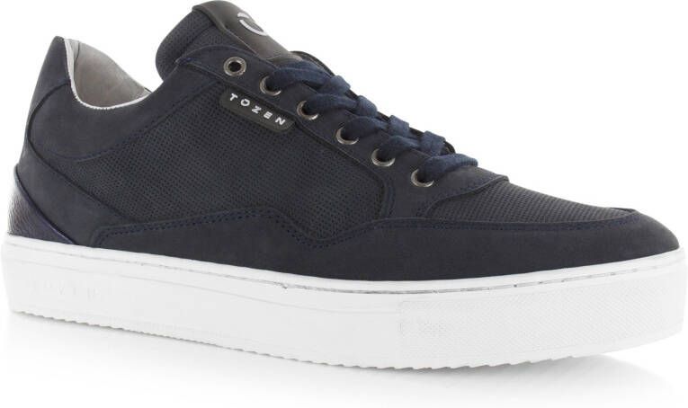 TOZEN katashi 2 Blauw Nubuck Lage sneakers Heren