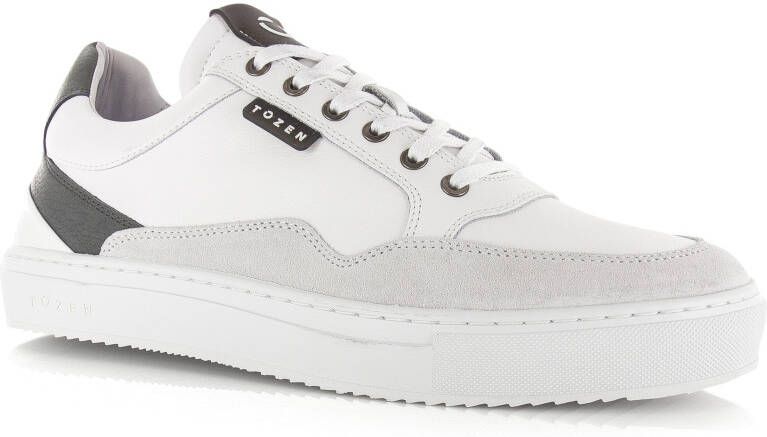 TOZEN Katashi 2 | shiro white grey Wit Leer Lage sneakers Heren