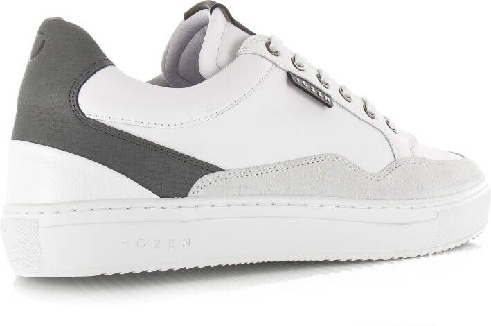 TOZEN Katashi 2 | shiro white grey Wit Leer Lage sneakers Heren