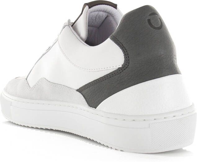 TOZEN Katashi 2 | shiro white grey Wit Leer Lage sneakers Heren